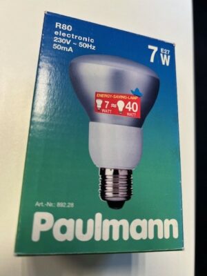 301.04.02.01 Paulman R80 7W reflector lamp E27