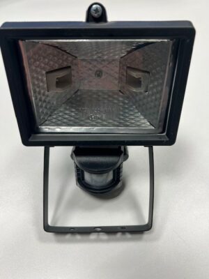 301.02.08.01 Halogeen straler 100 Watt + bewegingssensor